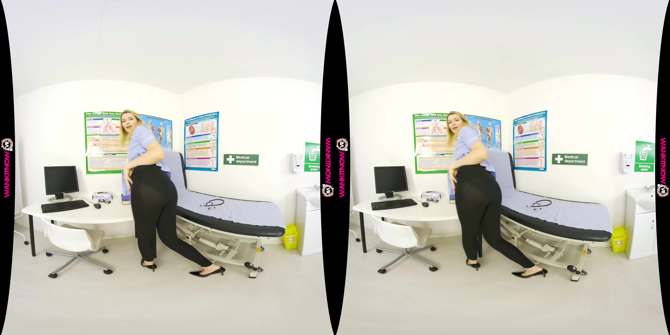 Wank Remedy - Blonde Babe Strips - Wankitnowvr - Sexlikereal