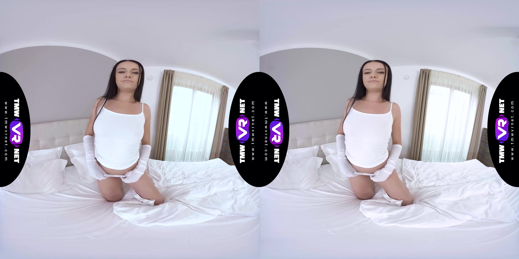 Hand In Glove Intensifies Orgasm - Classy Young Babe Solo Masturbation
