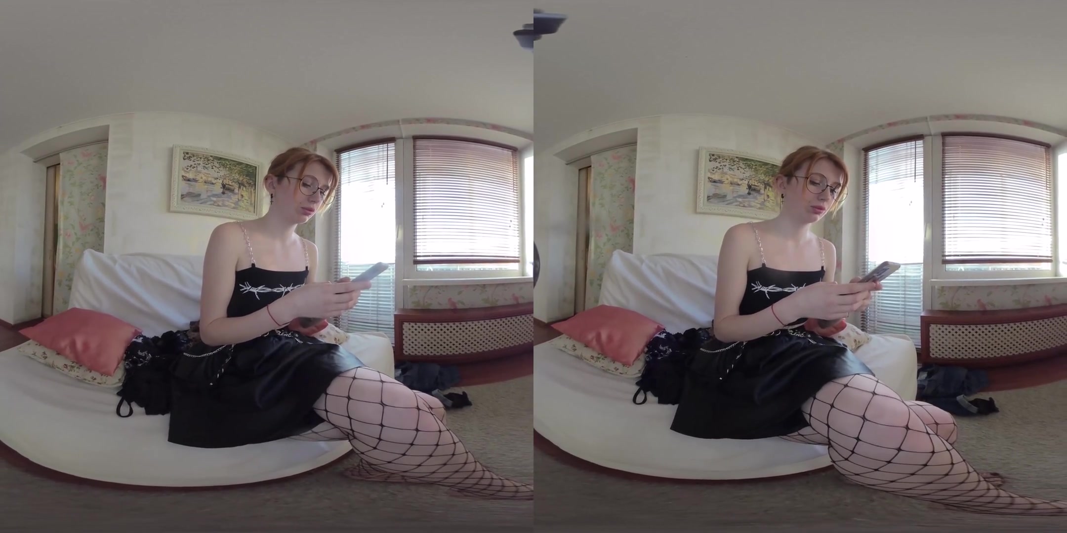 Hot Young Milinda Does Blowjob For Stepfather - Redhead Tattooed teen 18+ Amateur Blowjob