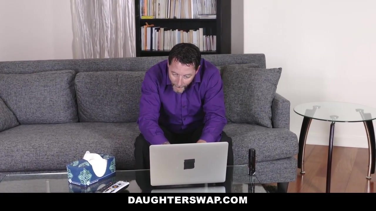 Hot teen 18+ Cam Girl Caught And Fucked By Step dad