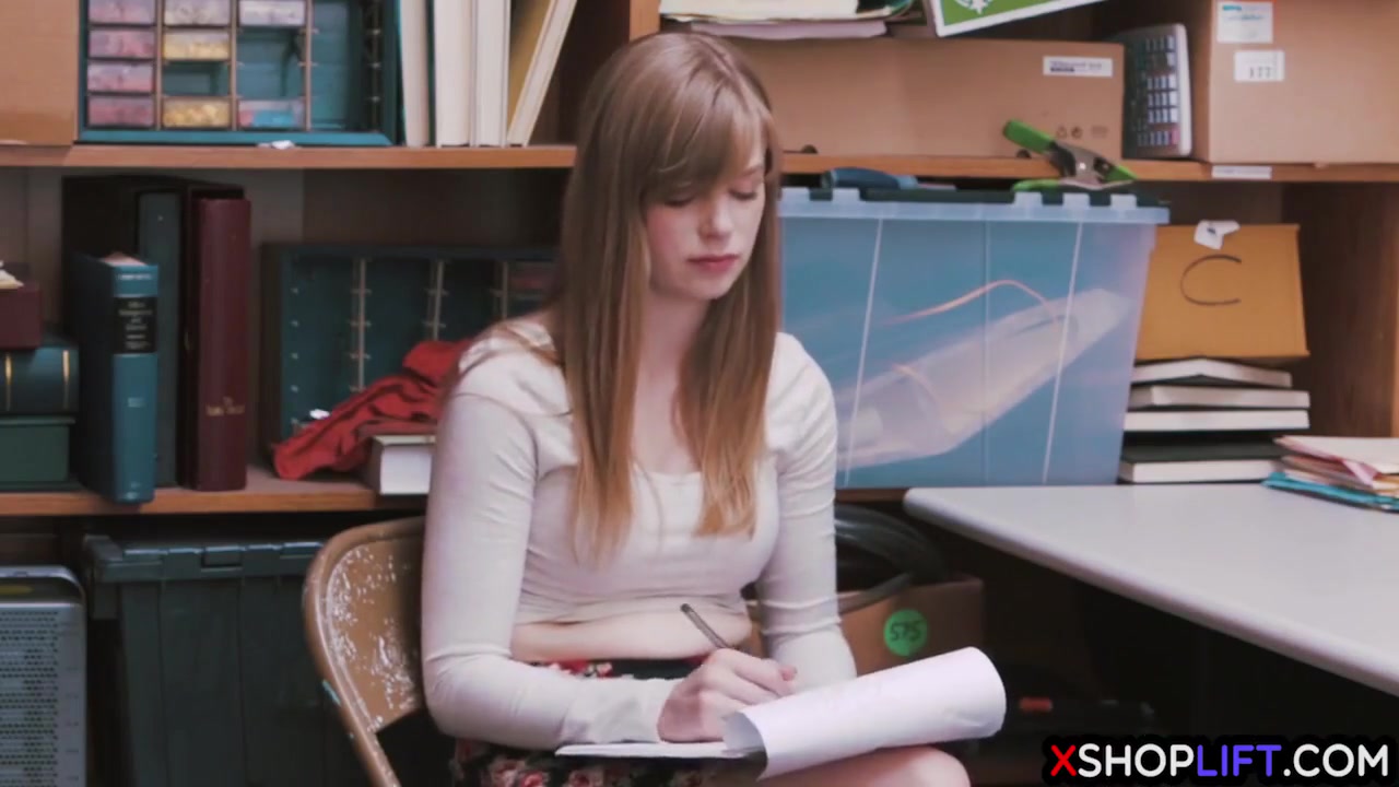 Cute teen 18+ Thief Suspected And Fucked By A Security Guy