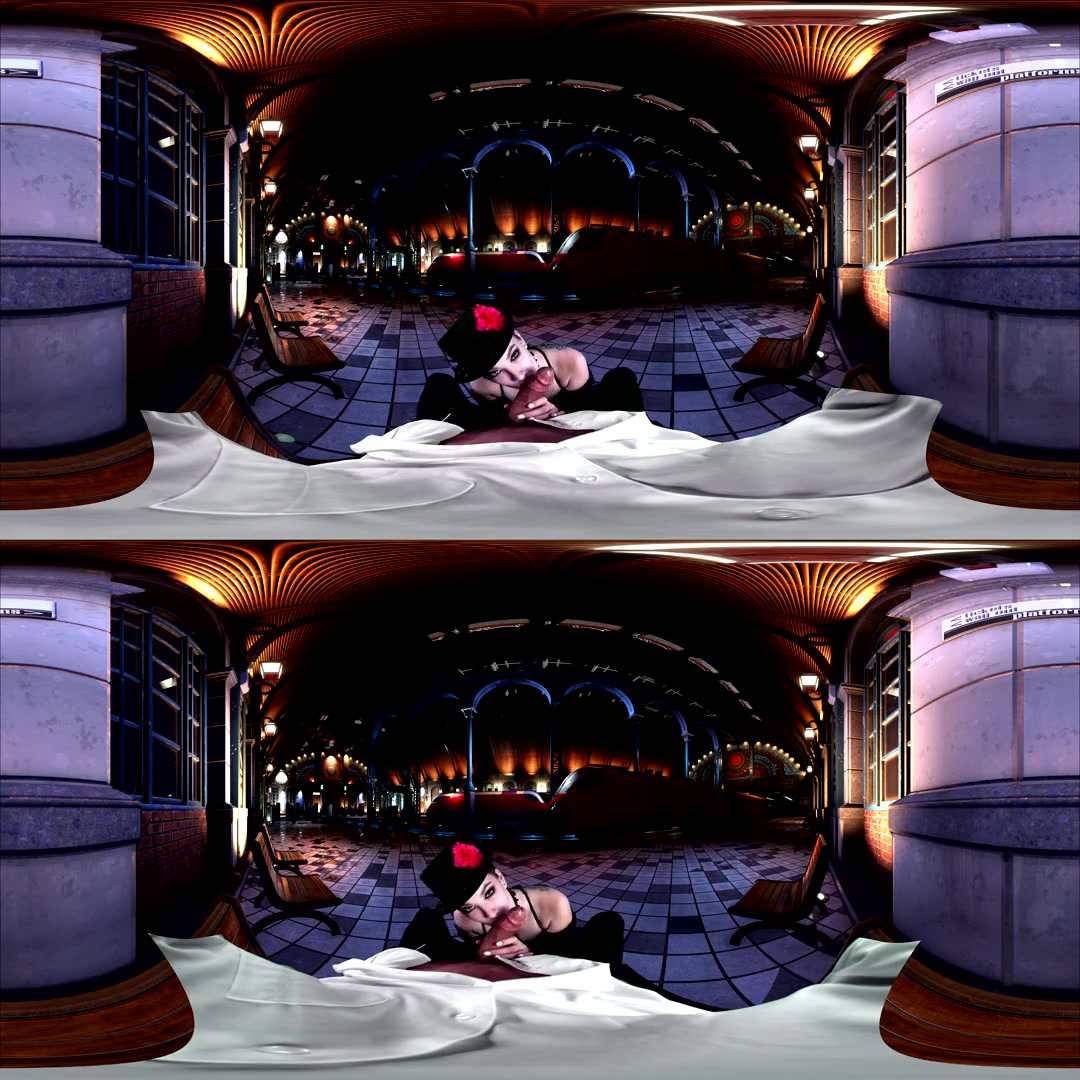 Bobbi Dylan in Train Station Fantasy - EvilEyeVR