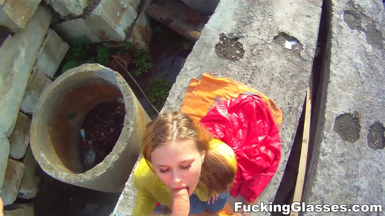 Fucking Glasses - Emma - Fucked on a construction site