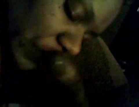 Ebony pussycat eats a black schlong in the close-up porn vid