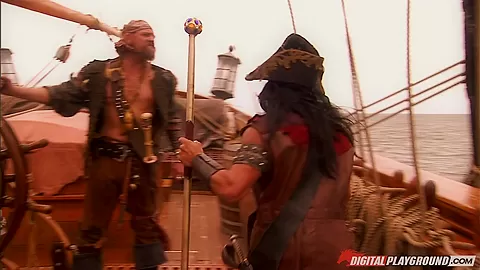 Carmen Luvana & Kris Slater in Pirates, Scene 9
