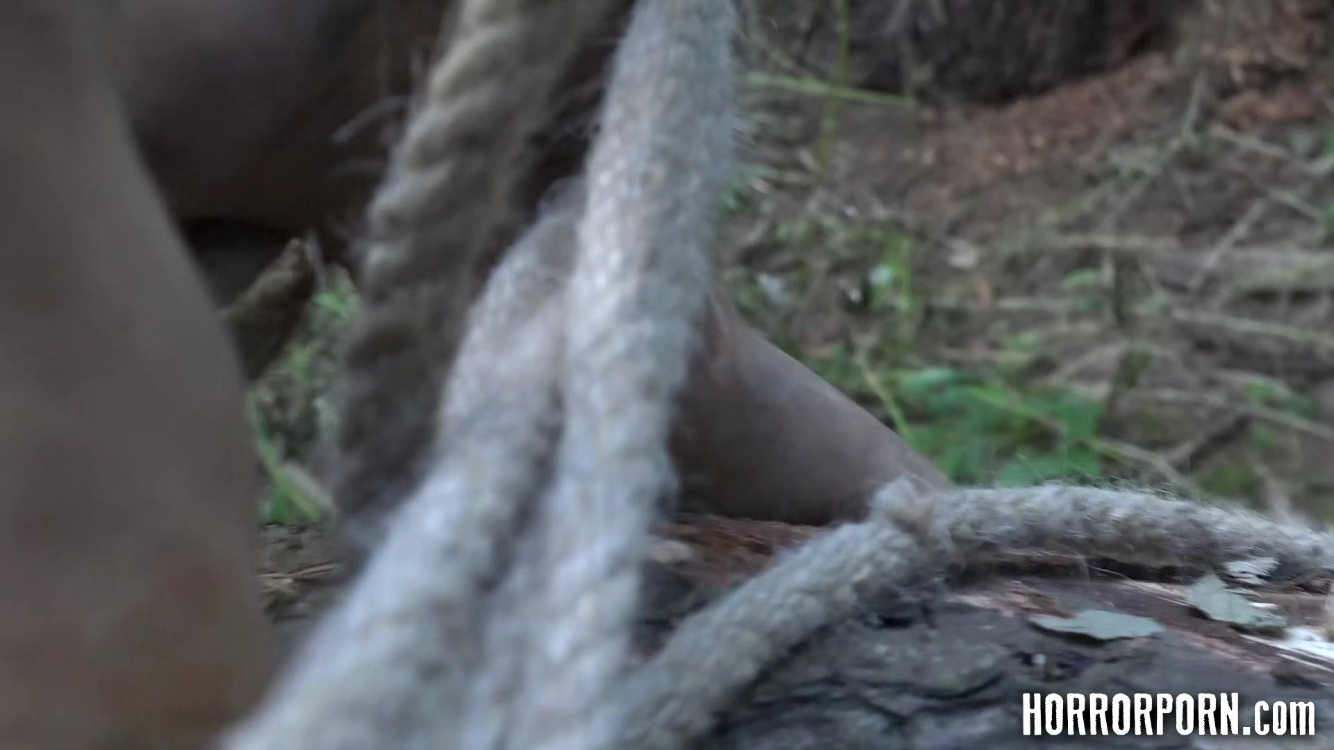 HORRORPORN Dirty teens 18+ fucked in the wood