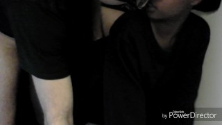 GF - Ebony Teen Petite Fucked Hard On Couch By Older White BF (Made Her Cum Twice) - BCWD