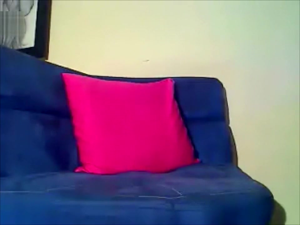 Cute blonde shemale masturbates