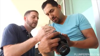 BBW Award Winner Angel Deluca Bangs 2 Guys