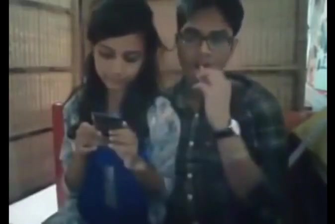 Bangladeshi bf gf in restaurant 2