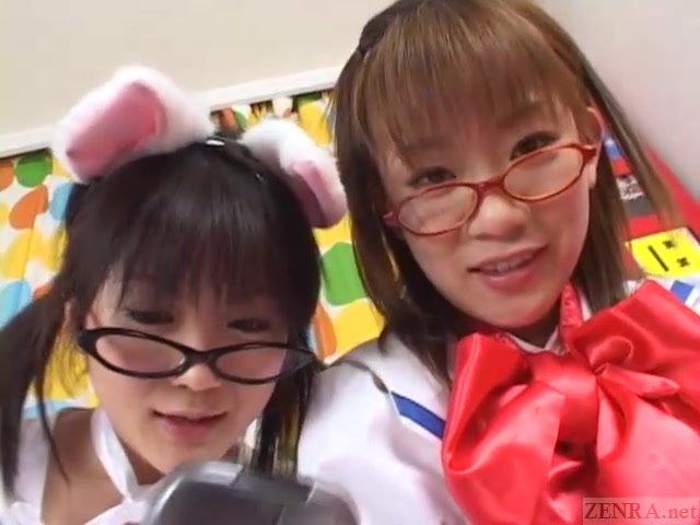 Subtitled Japanese cosplay virtual masturbation support