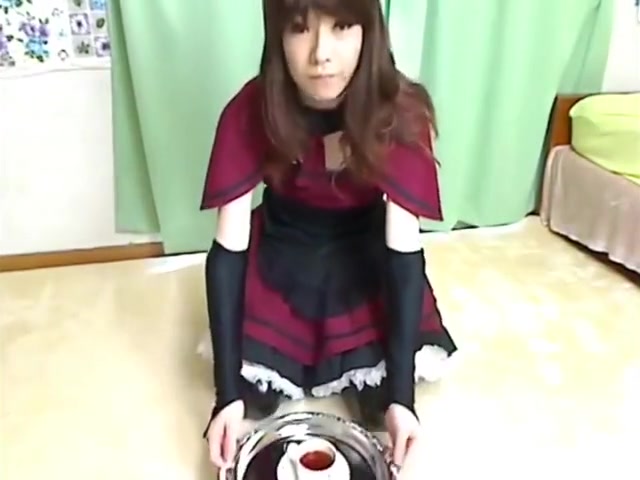 Cummilk coffee made by Japanese maid