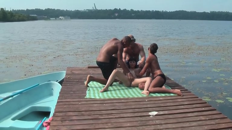 group sex on the dock in front of everyone