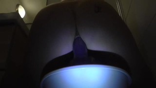 Anal huge ass dildo