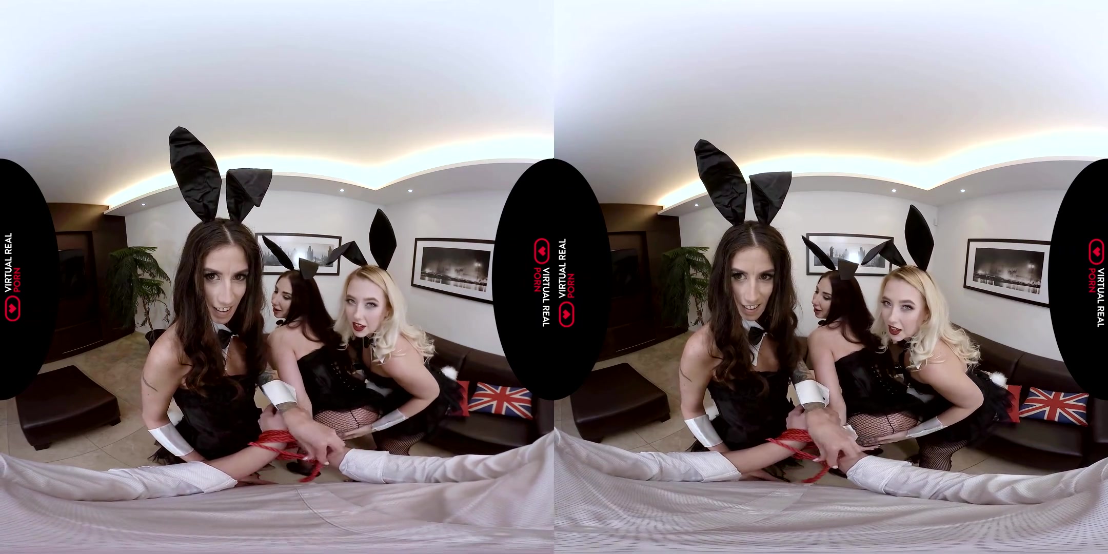 Ali Bordeaux & Samantha Rone & Lilu Moon in Bunny Game - VirtualRealPorn