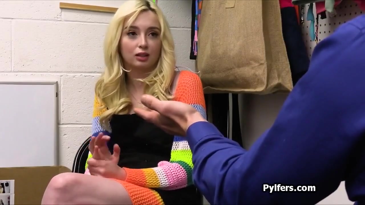 Food Stealing Hottie Punished By The Horny Mall Cop