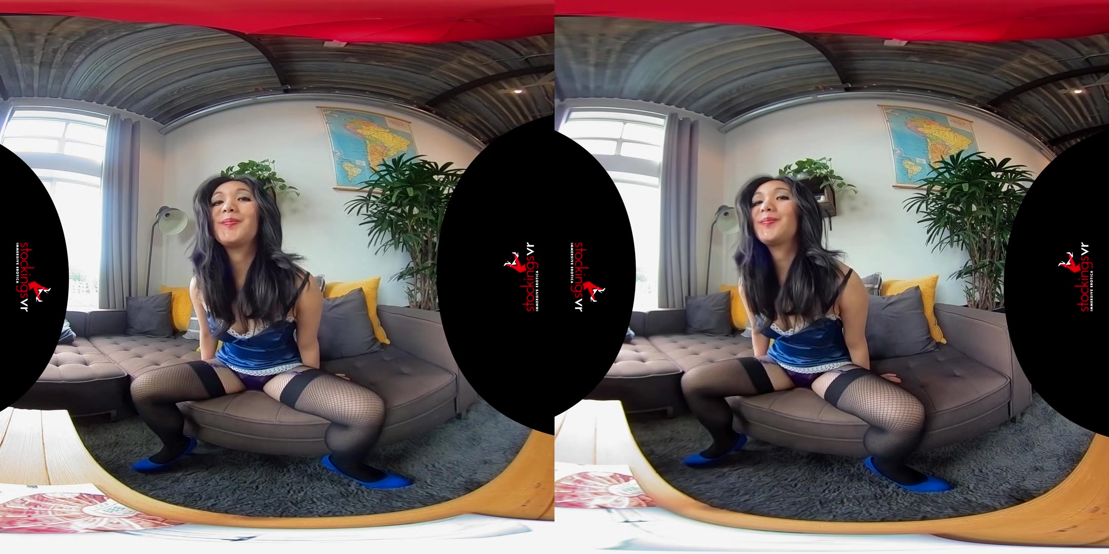 Bad Girls Wear Fishnets Starring Amy Jane - Sexlikereal