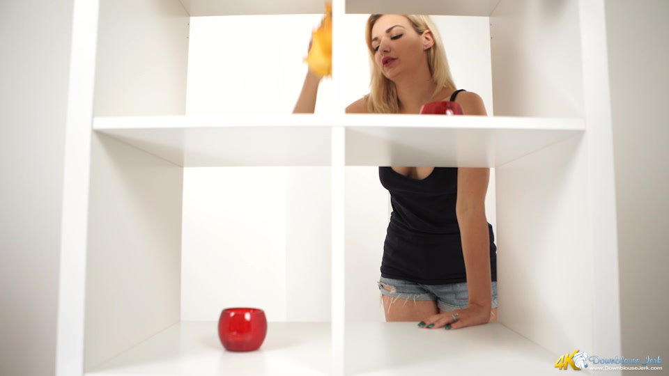 Dolly in You Wank I'll Clean - DownblouseJerk
