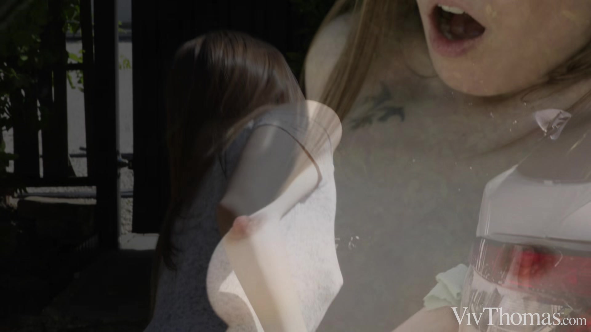 Car Wash Tease - Emily First & Sylvia Wise