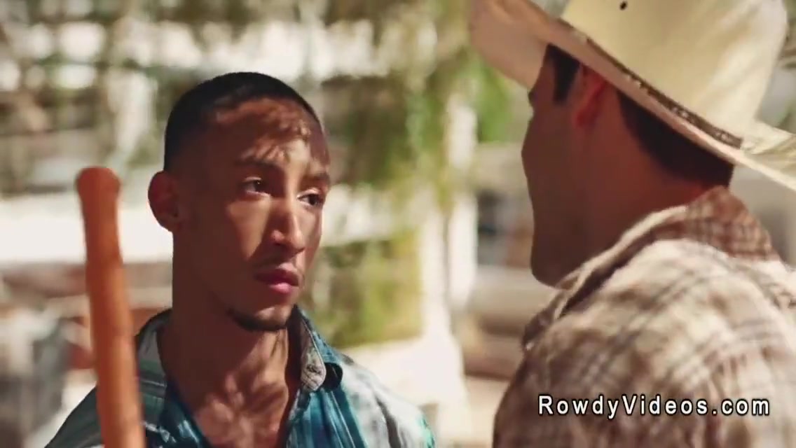 Andrew Miller In Gay Cowboy Anal Fucks Muscle Black Man At The Conversion Camp 6 Min