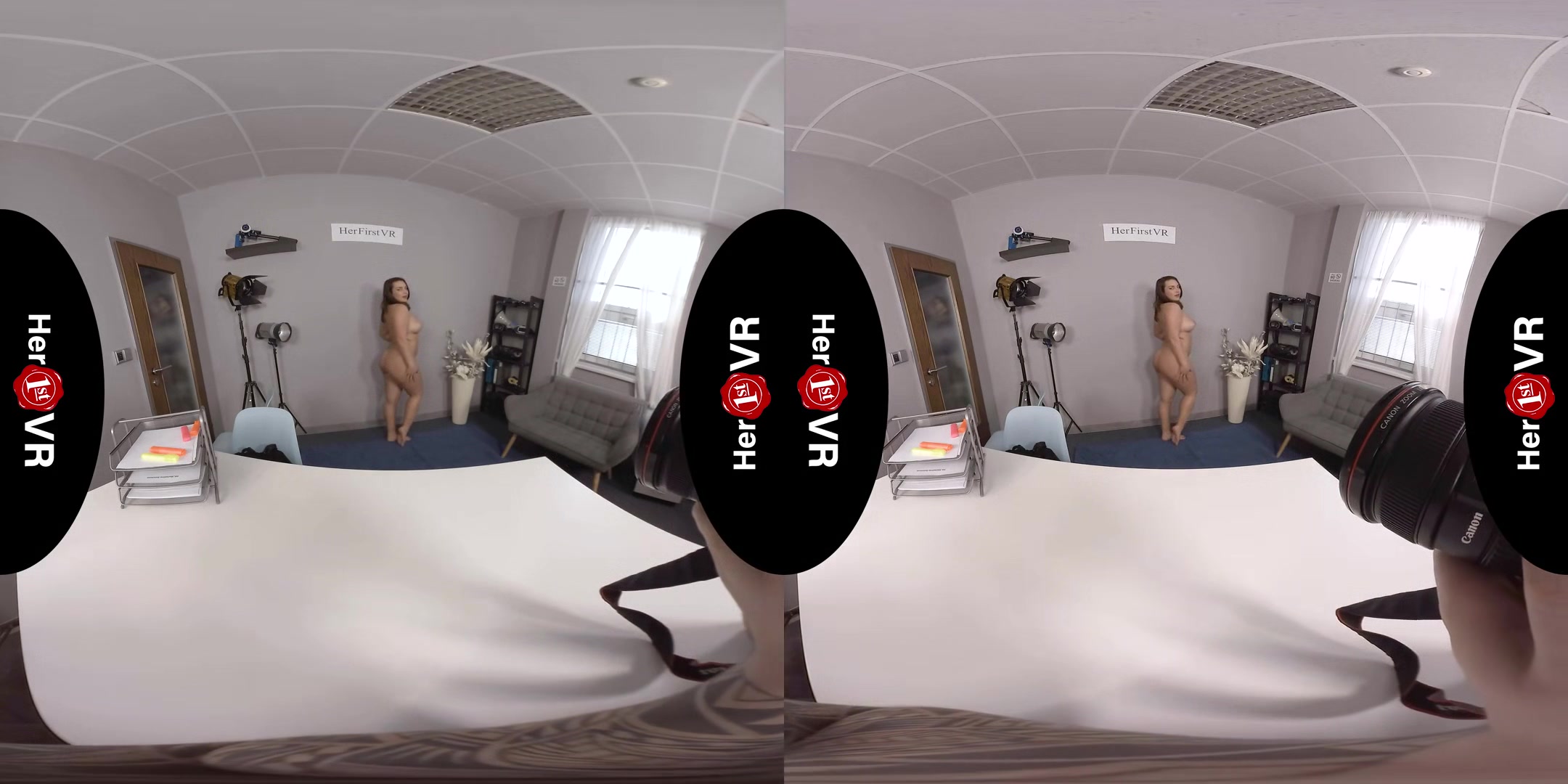 Lea - VR Casting; Busty BBW Amateur - SexLikeReal