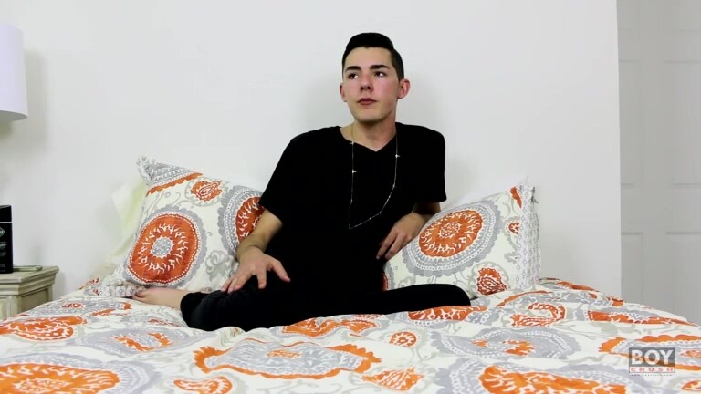 Enticing Connor Jacobs Wanks In Front Of The Camera