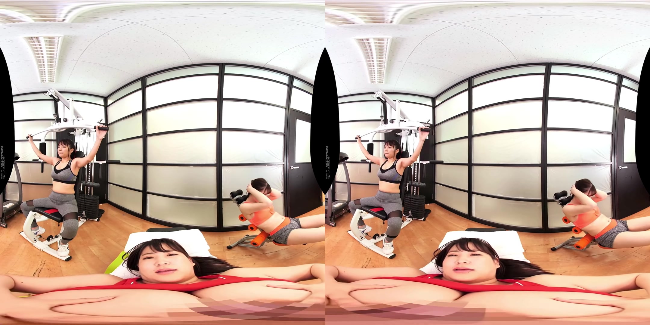 Big Tits Late at Night at the Gym - SodCreate