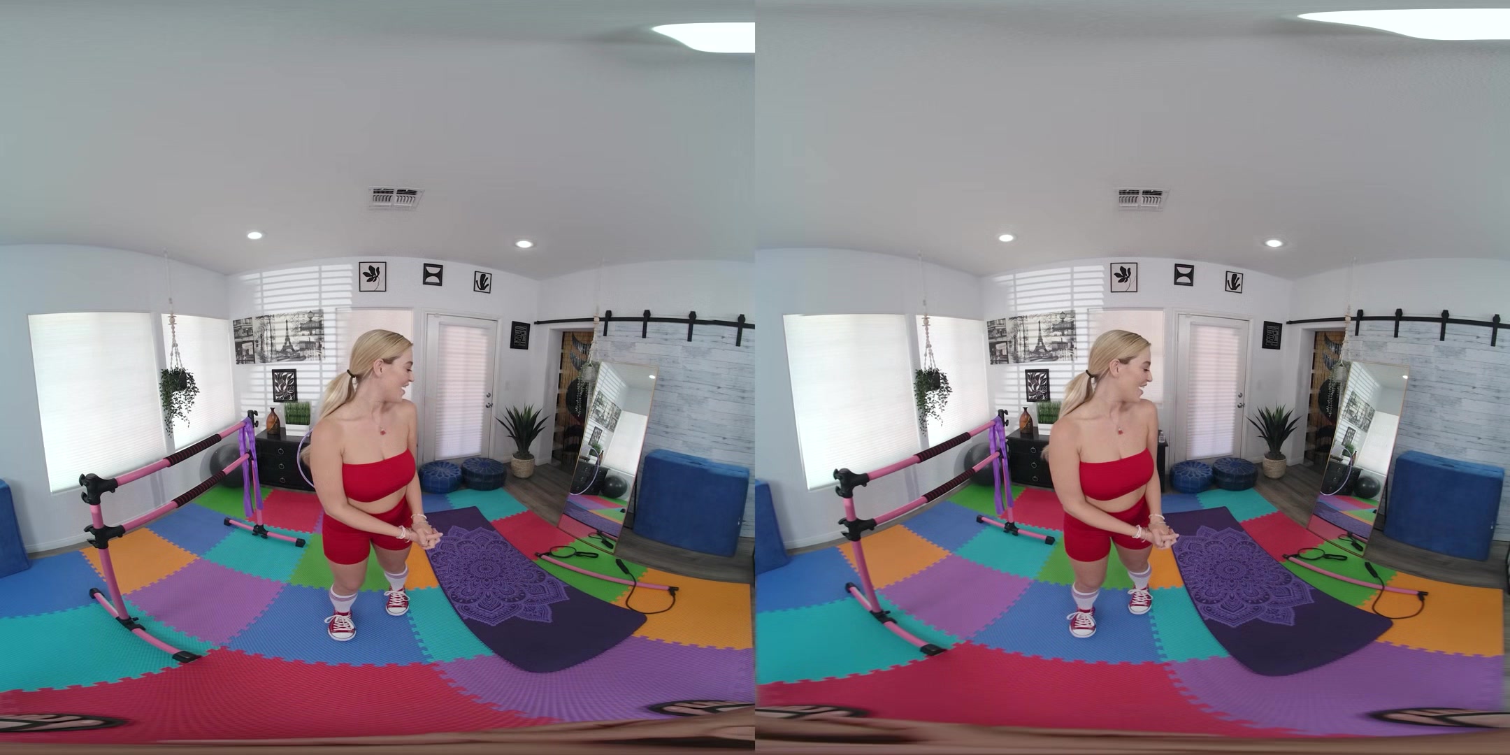 Stretching with Blake Blossom