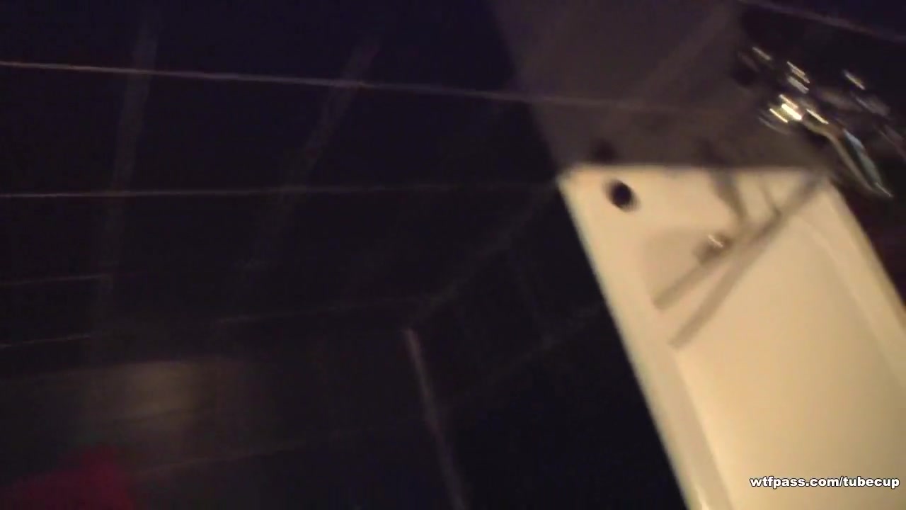 Girl in bathroom gets her tight teenage cunt fucked