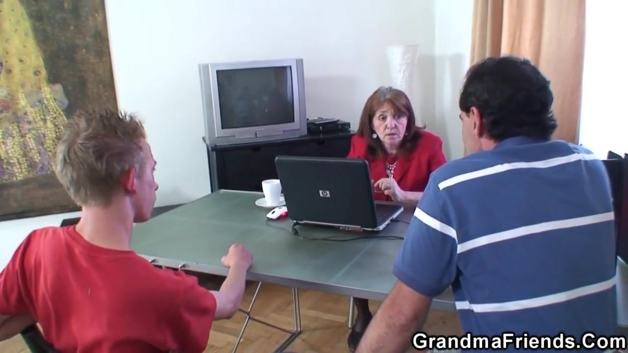 Busty Office Granny Granny Double Penetration