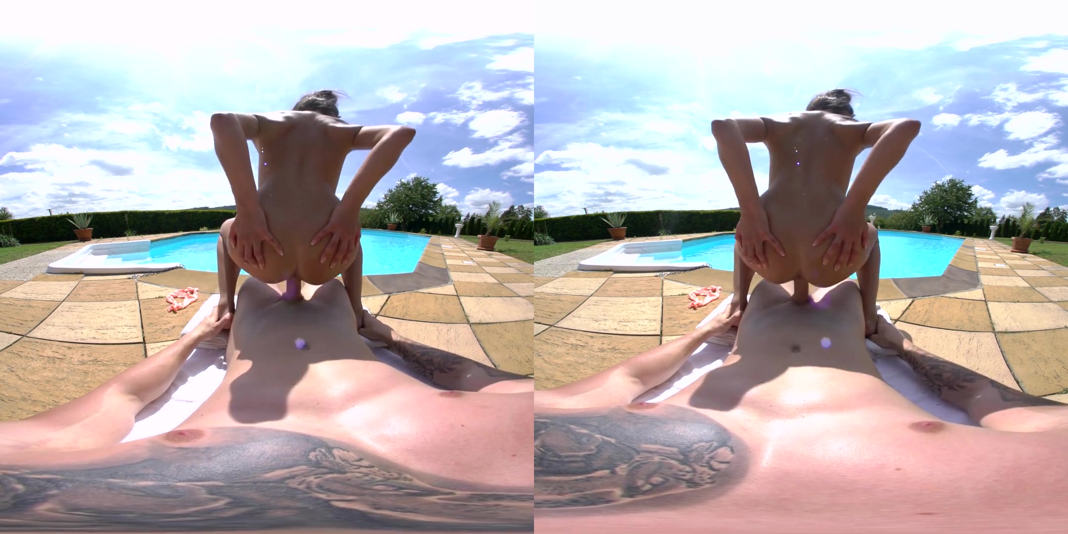 Rosaline Rose in Rosaline Rose Has Sex By The Pool - RealityLovers