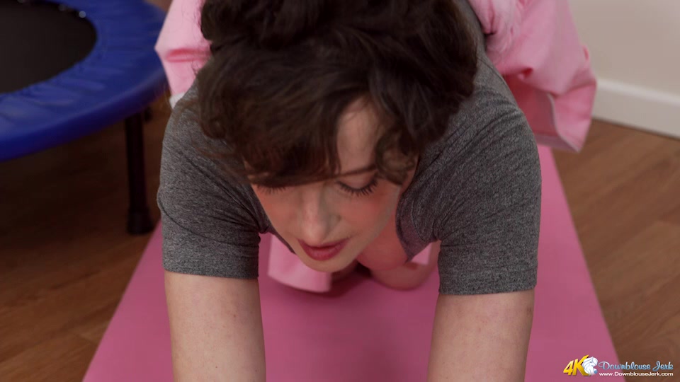 Horny Yoga - DownblouseJerk