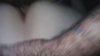 Thick white girl takes it doggy style