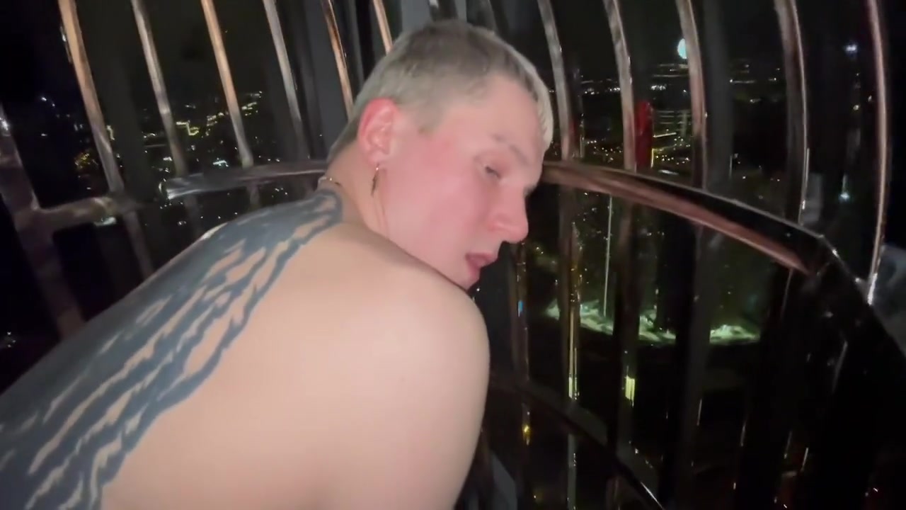 The Stepson Met His Stepfather With An Ass After Work, Standing With Ca With Ben Huller