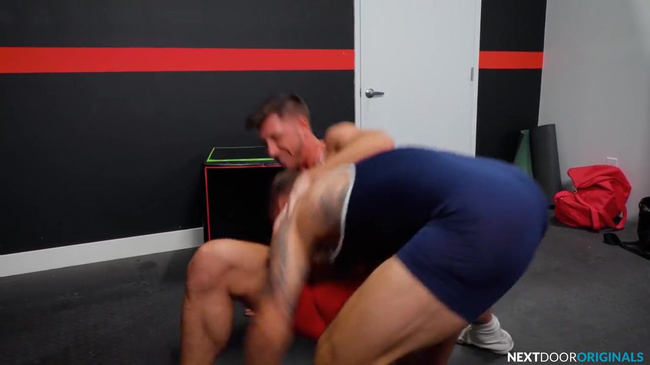 Two Rival Wrestlers Hardcore Tussle With Blain O Connor And Jordan Starr