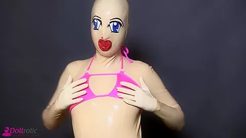 Living Rubberdoll With Silicone Mask - Watch4Fetish