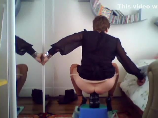 Hottest homemade shemale movie with Stockings, Masturbation scenes