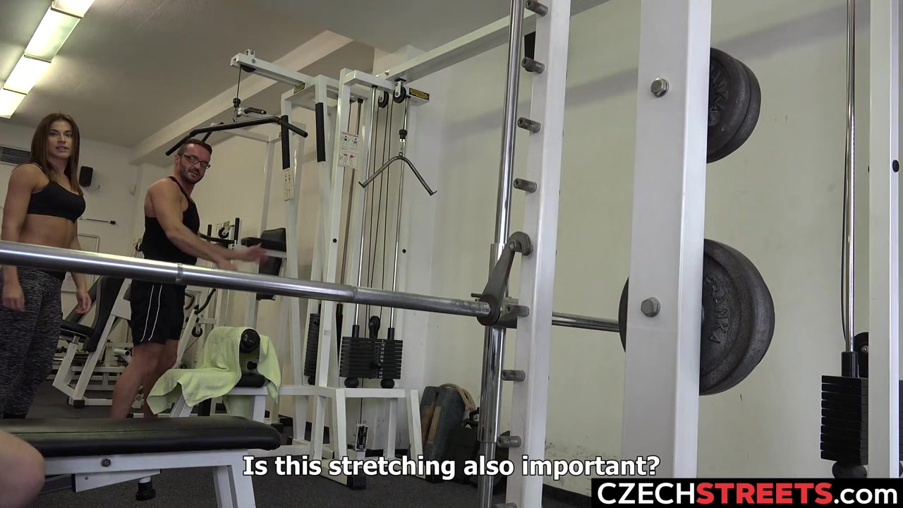 Fitness Coach Pavla Persuaded for Sex at the Gym