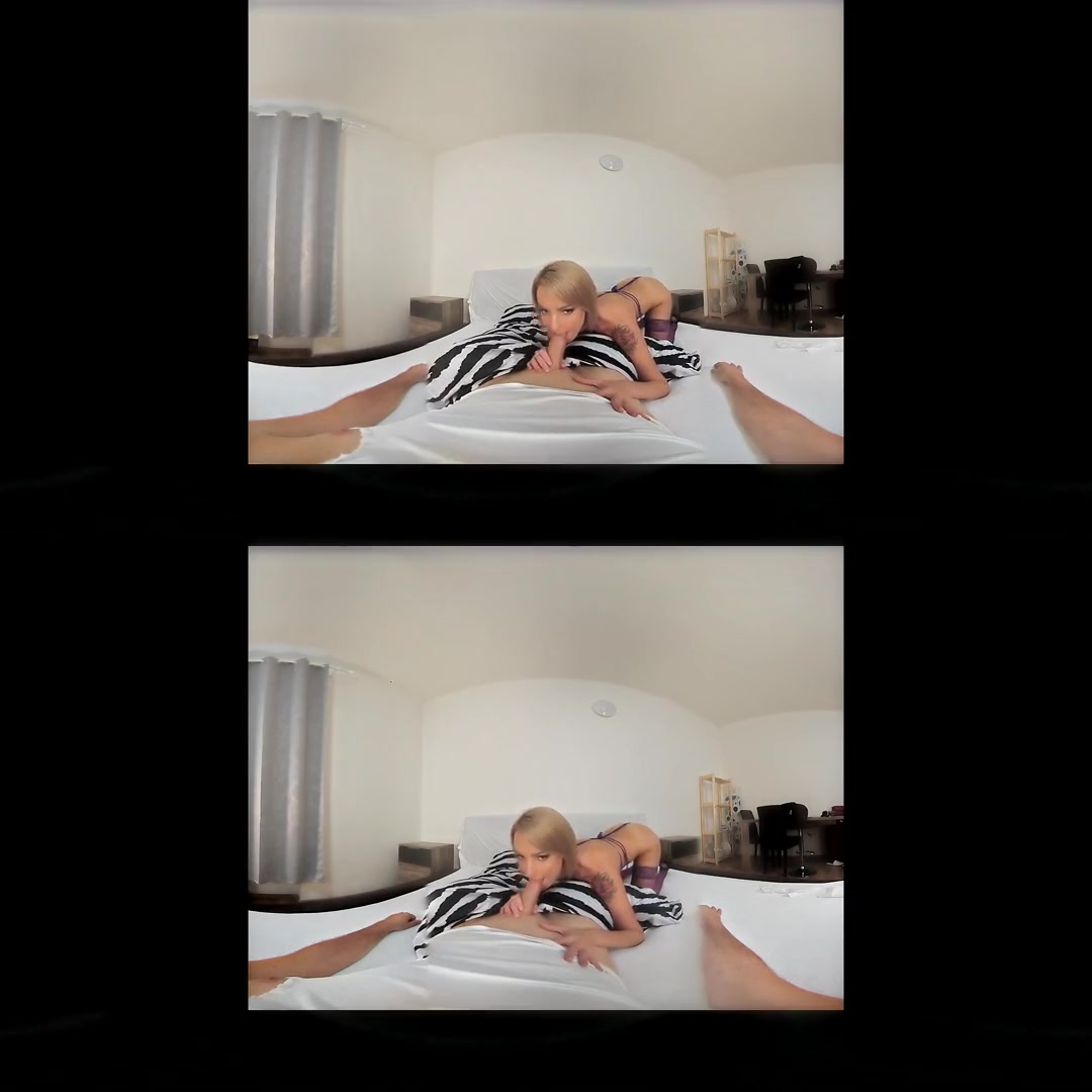Ellen Million: Purple Fantasy - Blonde Blowjob Swallowing
