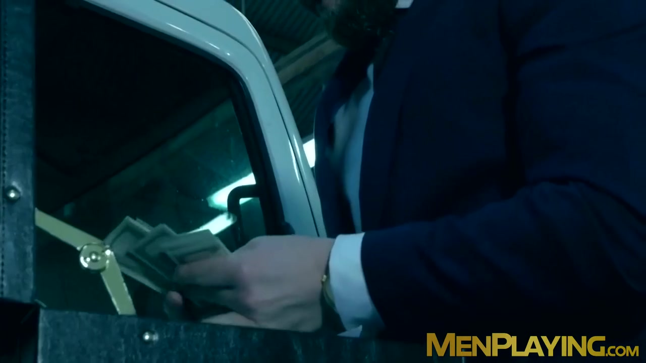 Manuel Scalco And Dani Rivera In Blindfolded Businessman Sucked Dildo And Fucked