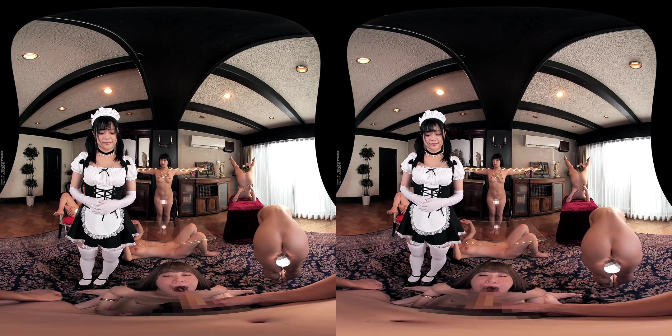 Human Furniture VR Experience - JAV Harem - SexLikeReal