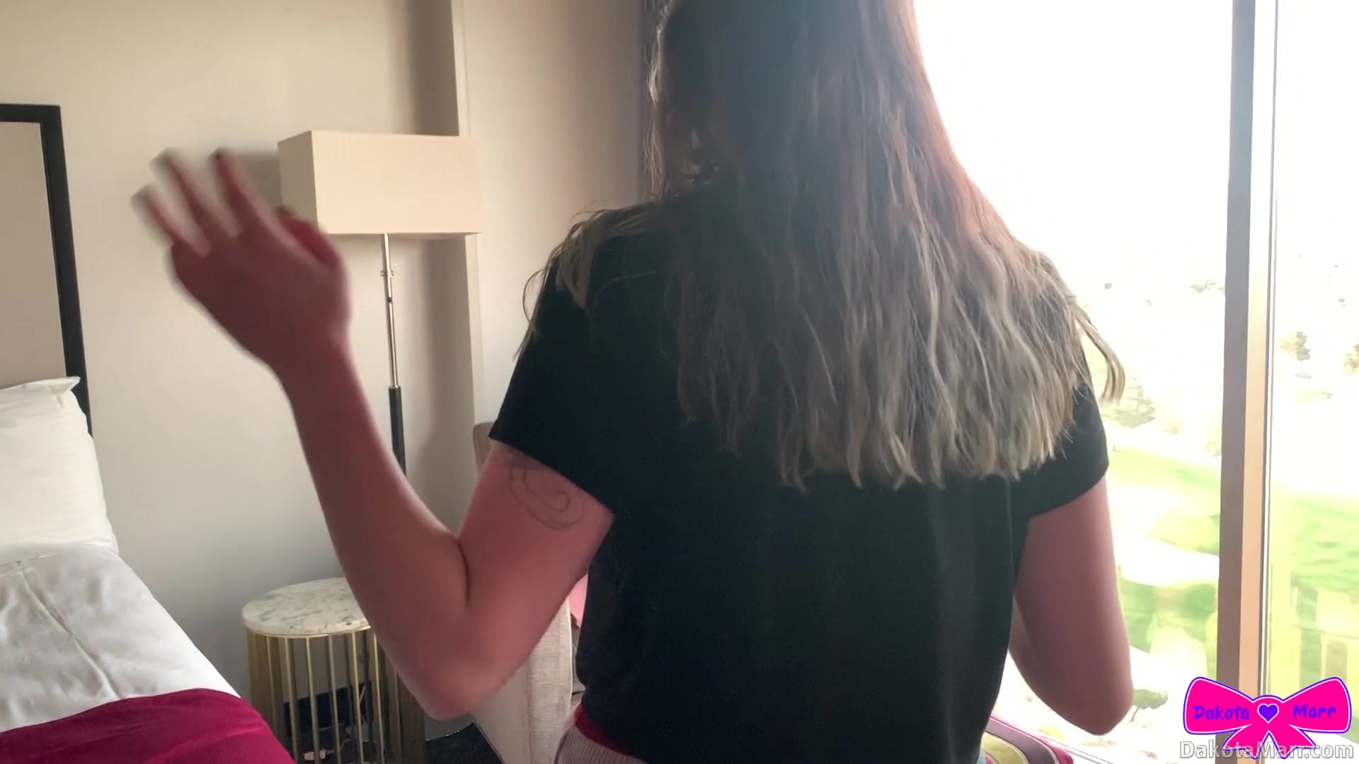 Caught Punished Hotel Weed Smoking - Dakota Marr