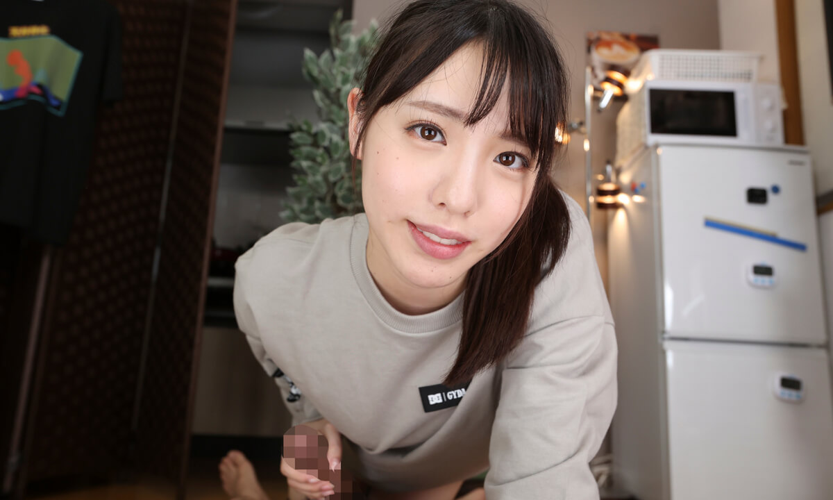 Hana Shirato in Ceiling Angle VR in Our First Time Living Together - KMPVR