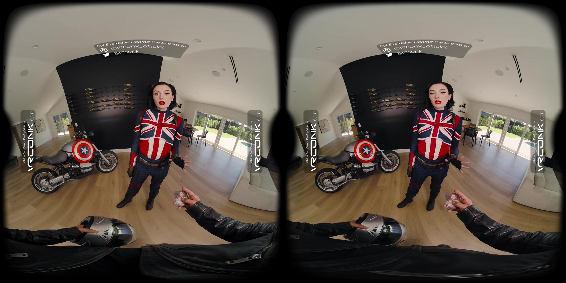 VR Conk cosplay with anal Captain Carter Virtual reality Porn