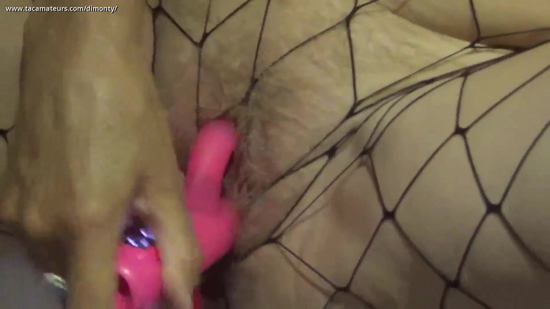Large Holed Fishnet Dildo Fuck - Dimonty