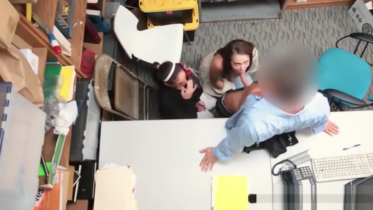 Shoplyfter Step mom And Step daughter Caught And Fucked For Stealing