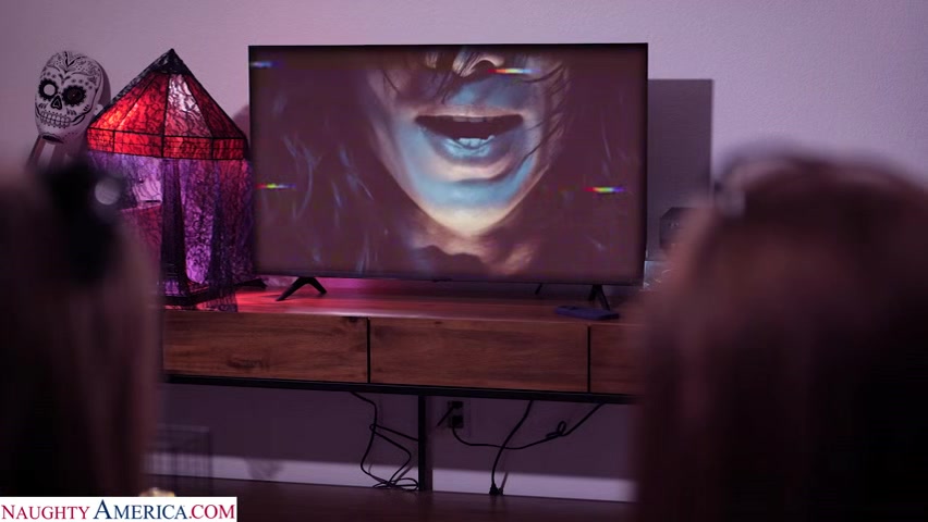 Callie Black spends Halloween night fucking her friend's big cocked boyfriend
