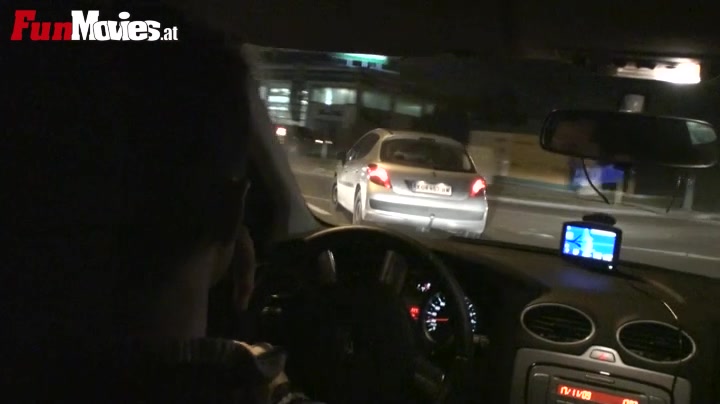Marga in FunMovies video:Car Blowjob