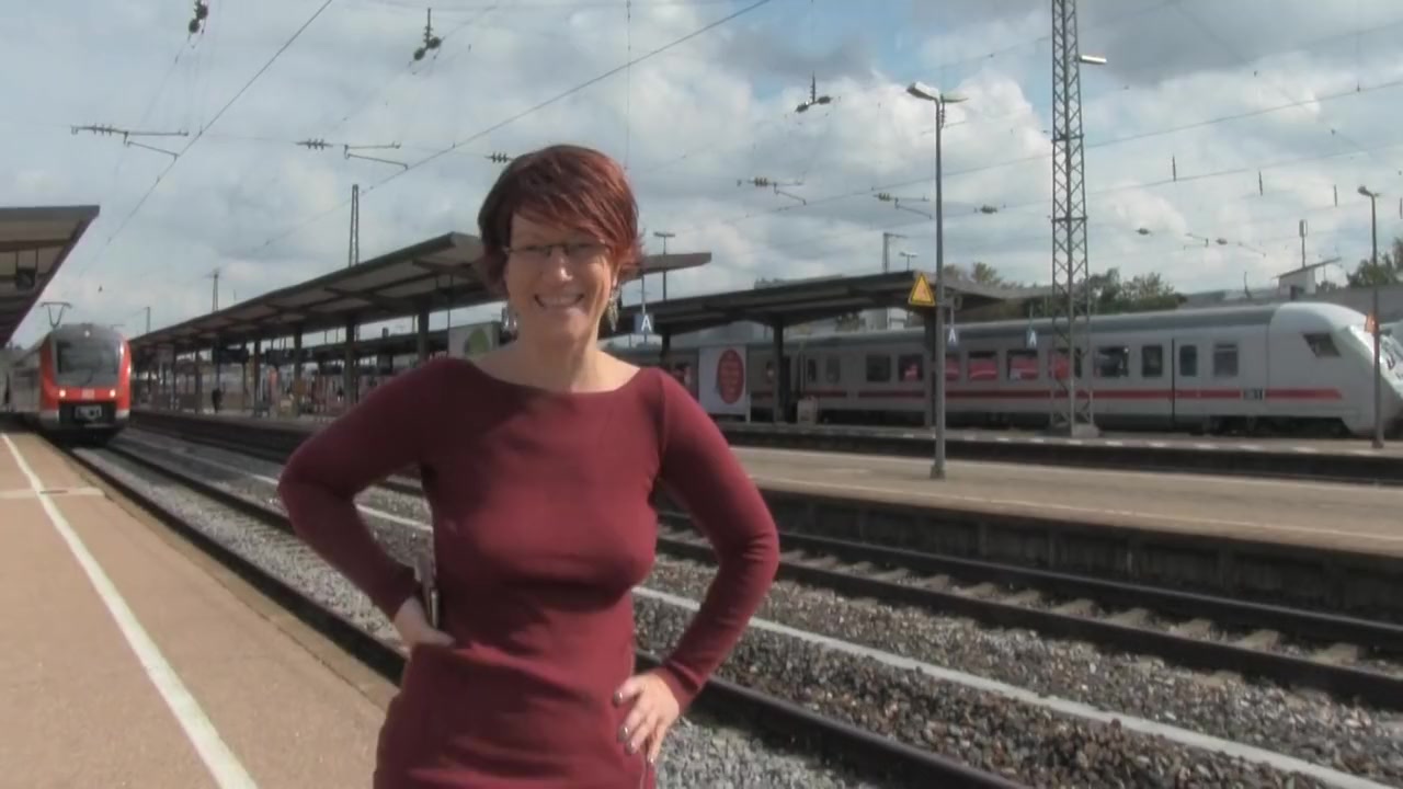 Sex In The Train Station - Public With - Popp Sylvie