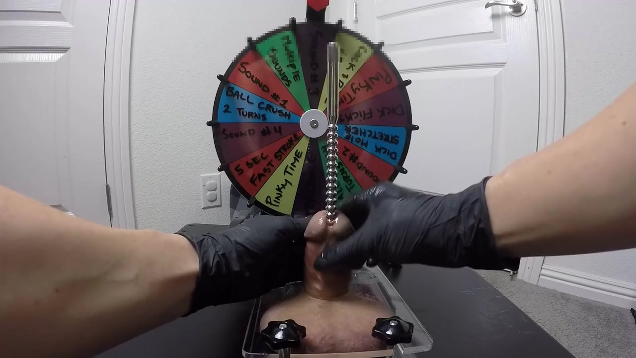 Wheel Of Misfortune # 7 Flattened Balls Urethral Insertions Cbt